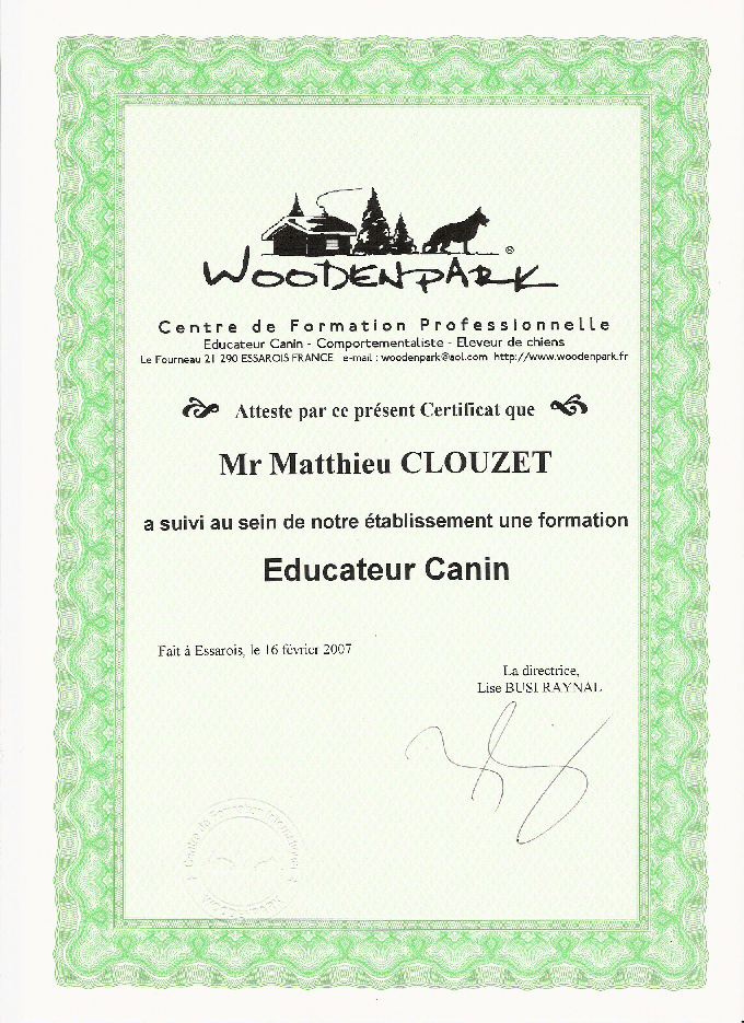 Diplme matthieu